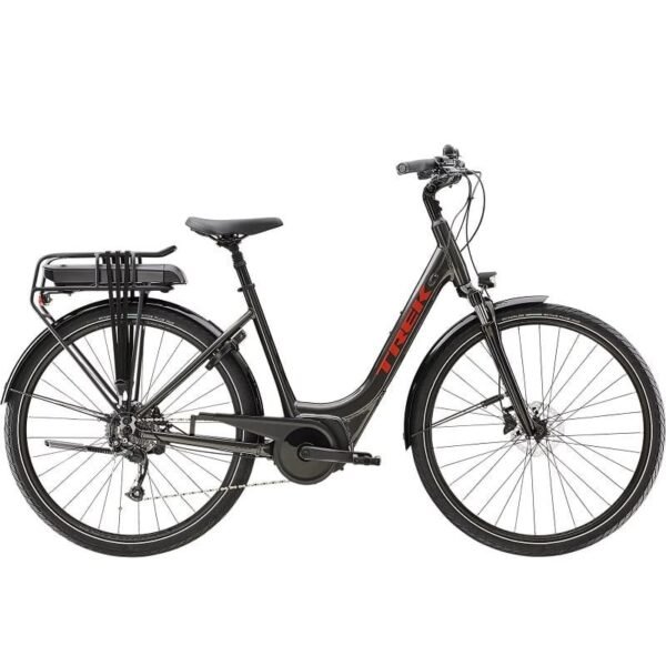 Vélo de Ville Électrique Trek Verve+ 2 Lowstep Bosch 400Wh Shimano Altus 9V Azure – Image 9