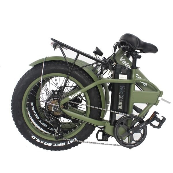 Vélo électrique pliant fatbike velobecane Snow – Image 3